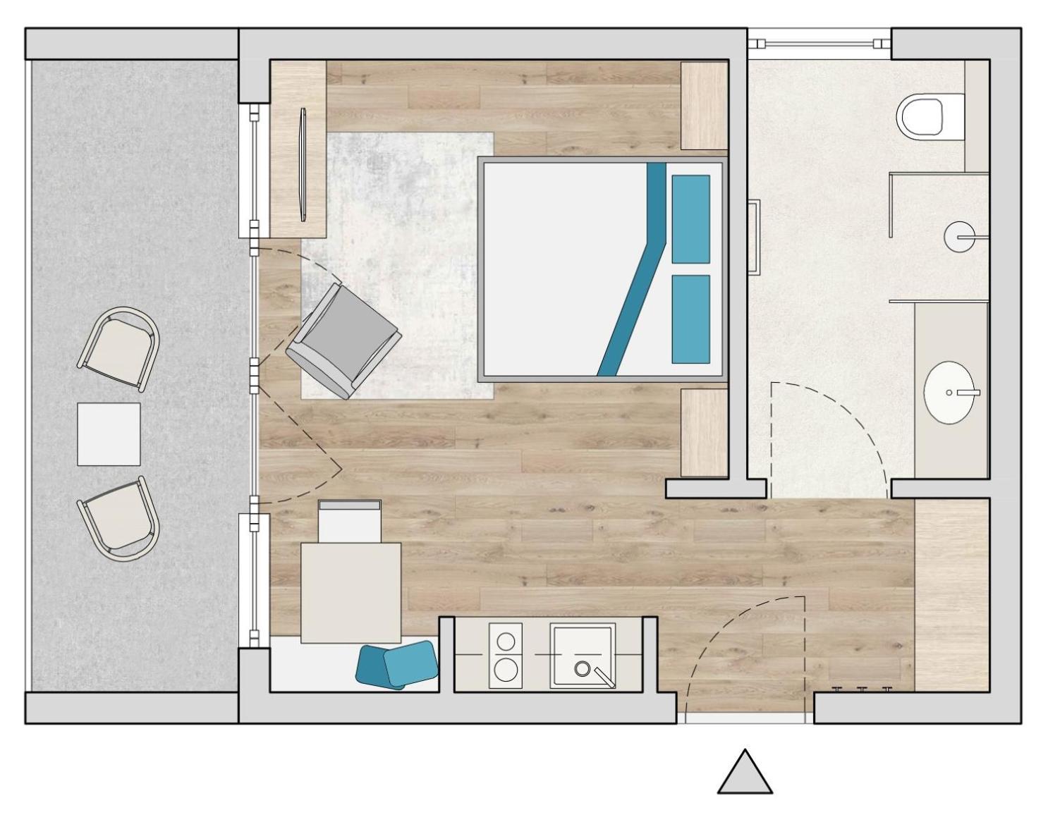 Apartment Pale Fiss Værelse billede
