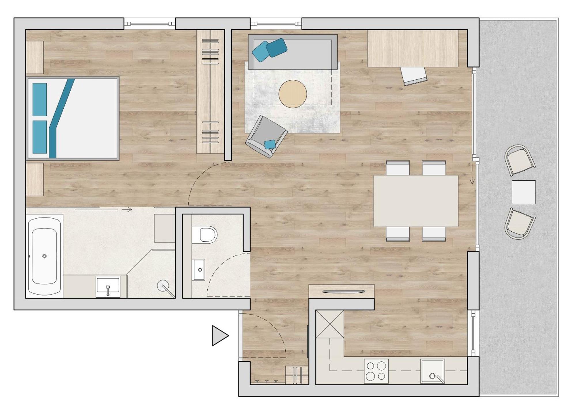 Apartment Pale Fiss Værelse billede